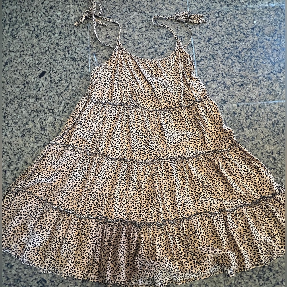 Leopard/cheetah print dress